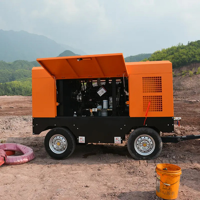 KSCY-650/20-700/17 18m3/Min 650CFM 20bar 17bar Taşınabilir Döner Gaz Vurucu Hava Kompresörü Vurucu Kompresör
