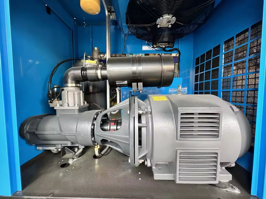 Elektrikli 55kw 100hp 10m3/min 8 bar hava kompresörü döner gaz kompresörü BK55-8G
