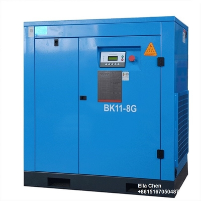 11KW 8bar Kaishan BK11-8G Doğrudan Sürüklenen Elektrikli Sabit vida Hava gaz kompresörü